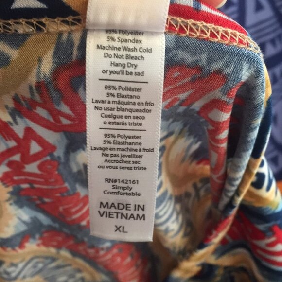 XL LuLaRoe Classic T Shirt DD21 1462 - Picture 4 of 5